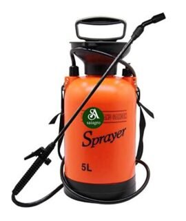 Saiagro Pressure Sprayer - Compressed Air Sprayer, 5 Litre Capacity, Manual Gardening & Sanitizer Spraying, Agriculture Chemical Pesticides Spray Pump, Car Cleaning