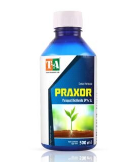 Titan Agritech Limited PRAXOR | Paraquat Dichloride 24% SL | Broad Spectrum Non-Selective Contact Herbicide for Effective Weed & Grass Control - 500ml