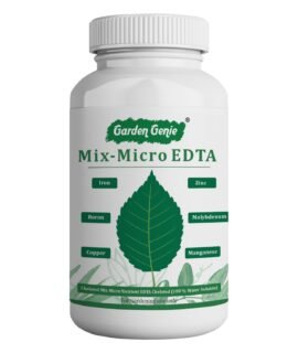 Garden Genie Mix Chelated Micronutrients for Plants | EDTA Micro Nutrients Fertilizer 250gm – Contains 6 Micronutrients like Iron, Zinc, Boron & More – 100% Water Soluble Foliar Spray (Powder)