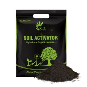SJ Organics Soil Activator High Grade Organic Manure, 100% Natural Soil Conditioner and Plant Growth Booster, 2kg