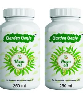 Garden Genie Cold Pressed Water Soluble Neem Oil for Spray on Plants, Neem Oil for Plant to Control Insects, Pests and Fungus in Garden, 500 ml (Pack of 2-250 ml)
