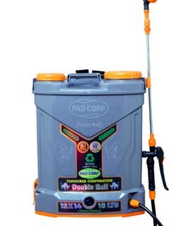 Pad Corp Lithium Double Bull Battery Sprayer, 18L Tank, 12Vx14AH Battery, Use for Agriculture, Garden & Etc, 2AH Fast Charger, India’s 1st Digital Percentage Meter (Lithium Double Bull 12V x 14AH)