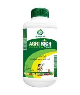 Gangothri AGRIRICH PLUS 1000 ML Micro Nutrient Fertilizer | Mix Micronutrients Fertilizers for Plants | Mix of 6 Micronutrient like Zinc, Iron, Boron, Manganese, Copper, Molybdenum