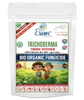 Erwon® Trichoderma Fungicide - Viride Powder for plants (2 x 10^8 CFU per Gram) Bio Fungicide - Prevents Fungal and Bacterial Diseases in Plants (900 gm)