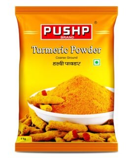 Pushp Turmeric Powder | Haldi Powder | Pure & Natural Turmeric | No Additives or Preservatives | 1kg