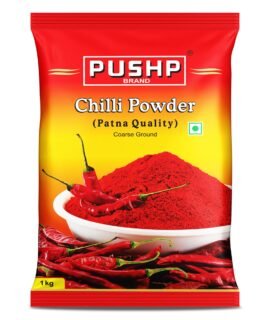 Pushp Brand Coarse Ground Red Chilli Powder Mirchi powder (1kgPack of 1)